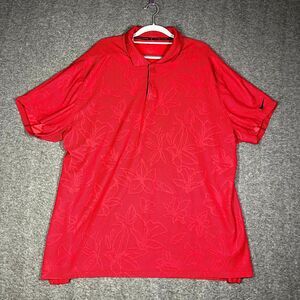 Nike Tiger Woods TW Polo Shirt Men XXL ADV Dri-Fit Golf Stretch Performance
